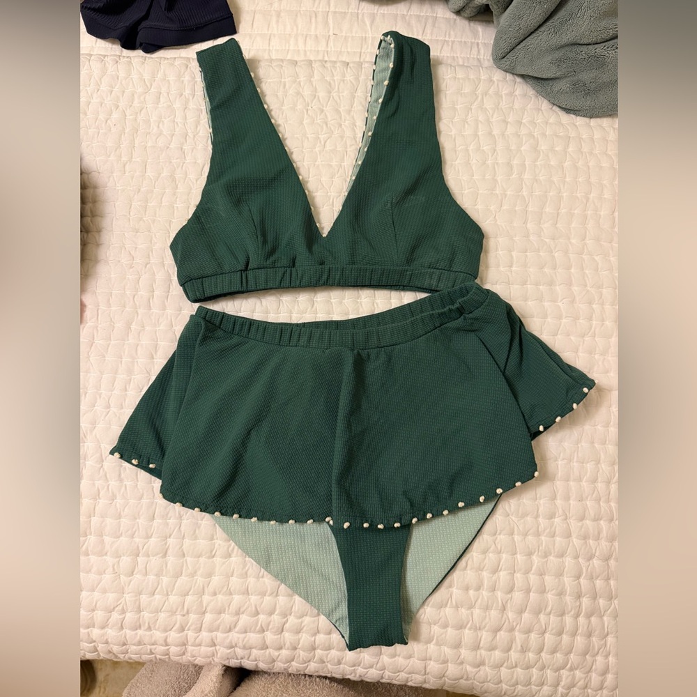 Marysia skirted peplum bikini